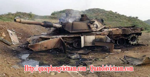 Chiếc xe tăng M1A1 Abrams này bị tên lửa RPG-7 phá hủy tại Iraq