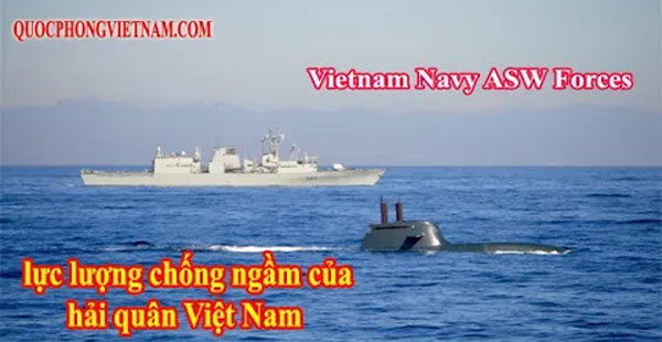 Tàu săn ngầm của Hải Quân Việt Nam - Vietnam Navy with ASW ship - Anti Submarine Warfare