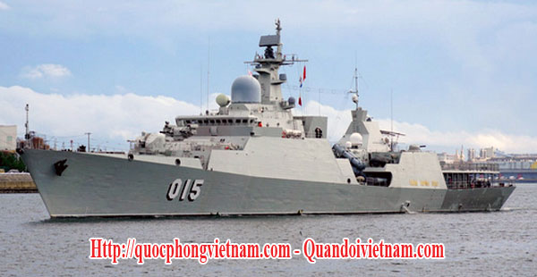 Các tàu chiến hộ vệ tên lửa Gepard 3.9 của Việt Nam chưa được trang bị tên lửa hành trình Kalibr N  ( Klub ) : Tàu HQ-015 Trần Hưng Đạo