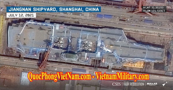 Tàu sân bay Trung Quốc thứ 3 gần hoàn tất - China's 3rd aircraft carrier nearly completed