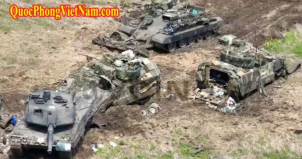Phân tích trận phản công Ukraine mất xe tăng Leopard 2 và xe bọc thép M2 Bradley