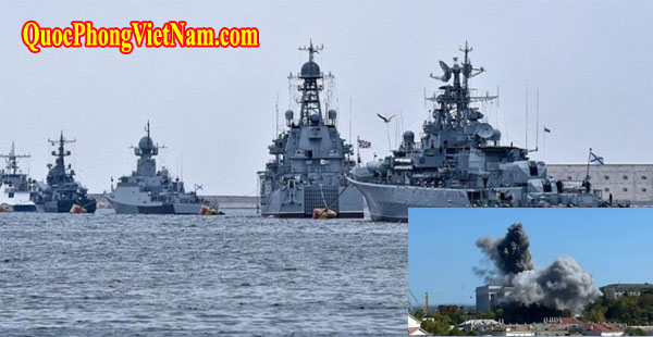 Tên lửa Storm Shadow Ukraine phá huỷ Bộ Tư Lệnh Hạm Đội Biển Đen Nga ở đảo Crimea