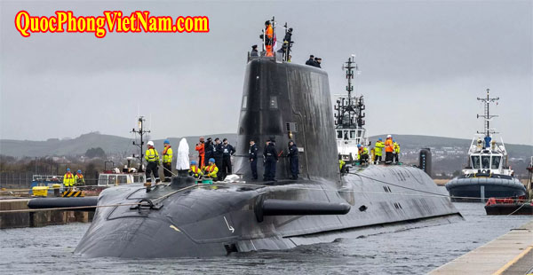 Hải quân Anh đóng xong tàu ngầm HMS Anson - UK Royal Navy completed HMS Anson submarine